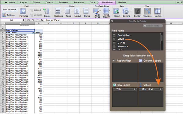 Hướng dẫn tạo Pivot Table khi báo cáo trong Excel 7